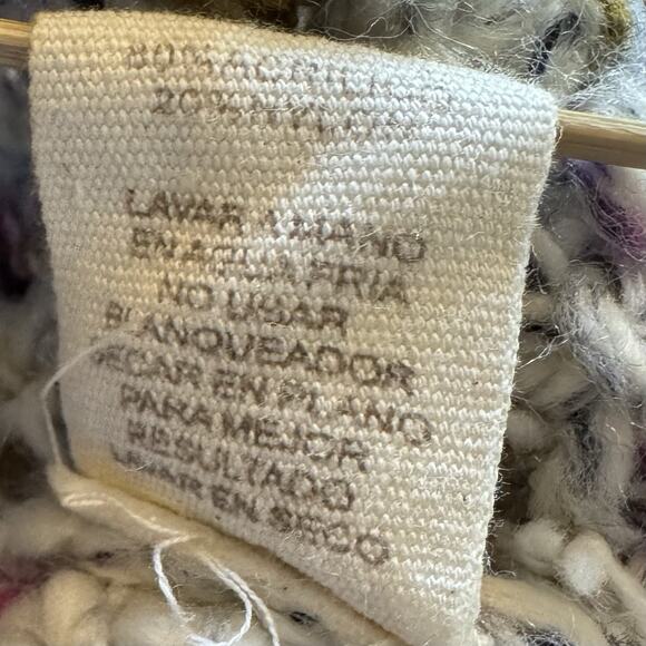 Mystree Women’s M Sweater Gray Confetti Knit V-Neck Pullover Donegal Tweed Style - Picture 8 of 8